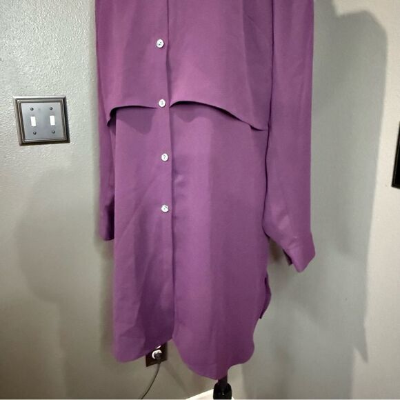 J. Jill Purple Button Down Shirt - Picture 3 of 11